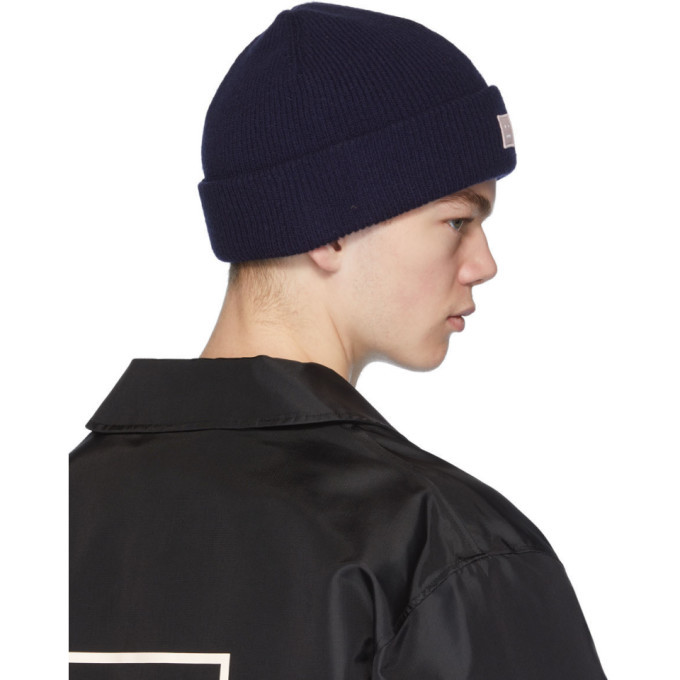 Acne Studios Navy Kansy Beanie Acne Studios