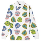 Billionaire Boys Club Men's Launch Pad Rugby Shirt in White