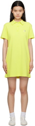 Maison Kitsuné Yellow Hotel Olympia Edition Fox Head Minidress