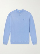 LOEWE - Anagram-Embroidered Cotton-Jersey Sweatshirt - Blue