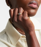 Stone and Strand Morrison 14kt gold ring with blue topaz