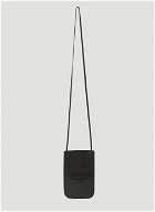 Pocket Necklace Bag in Black