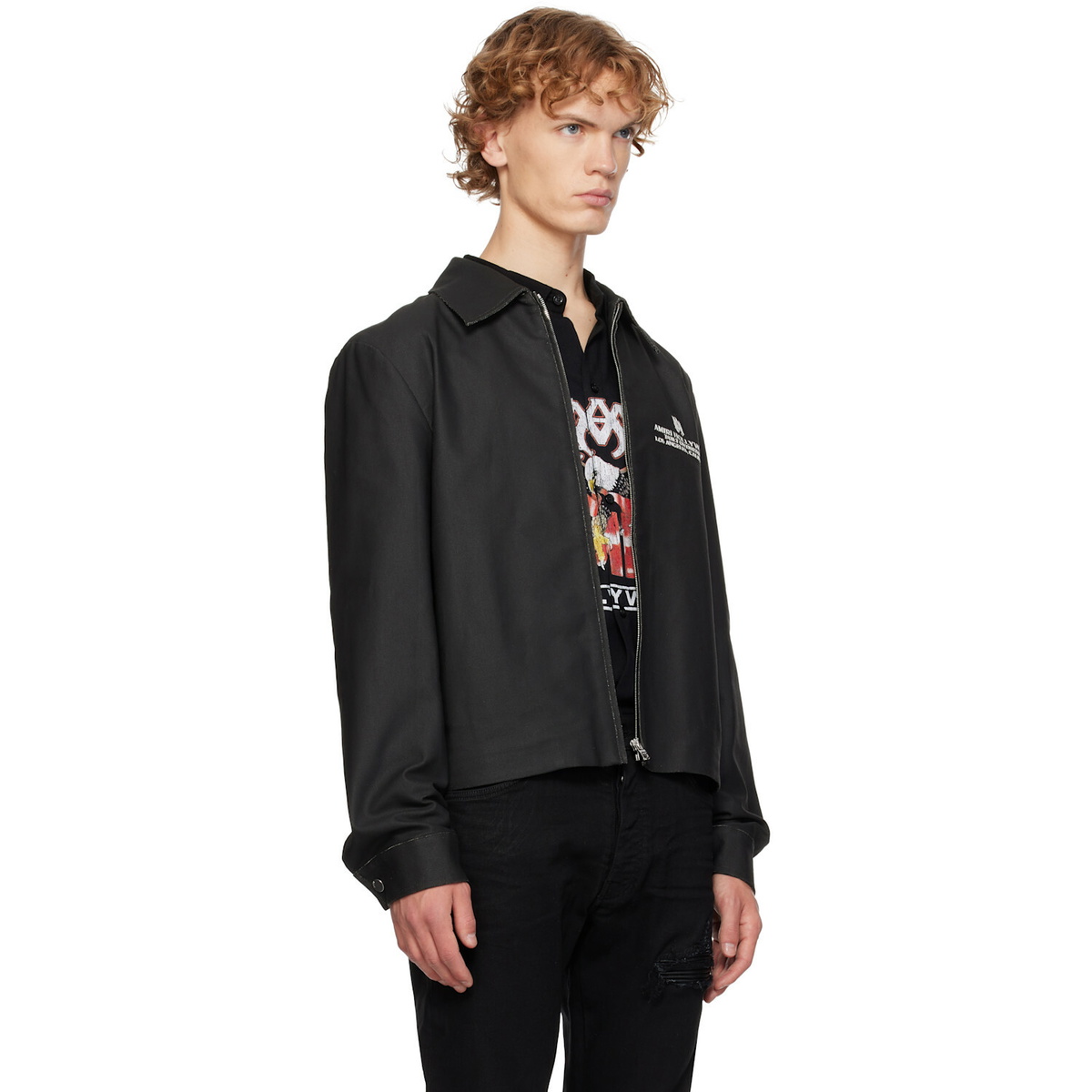 AMIRI Black MA Hollywood Blouson Jacket