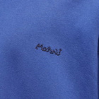 Marni Men's Brushed Back Logo Hoody in Ocean