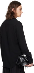 AMI Paris Black Classic Fit Shirt