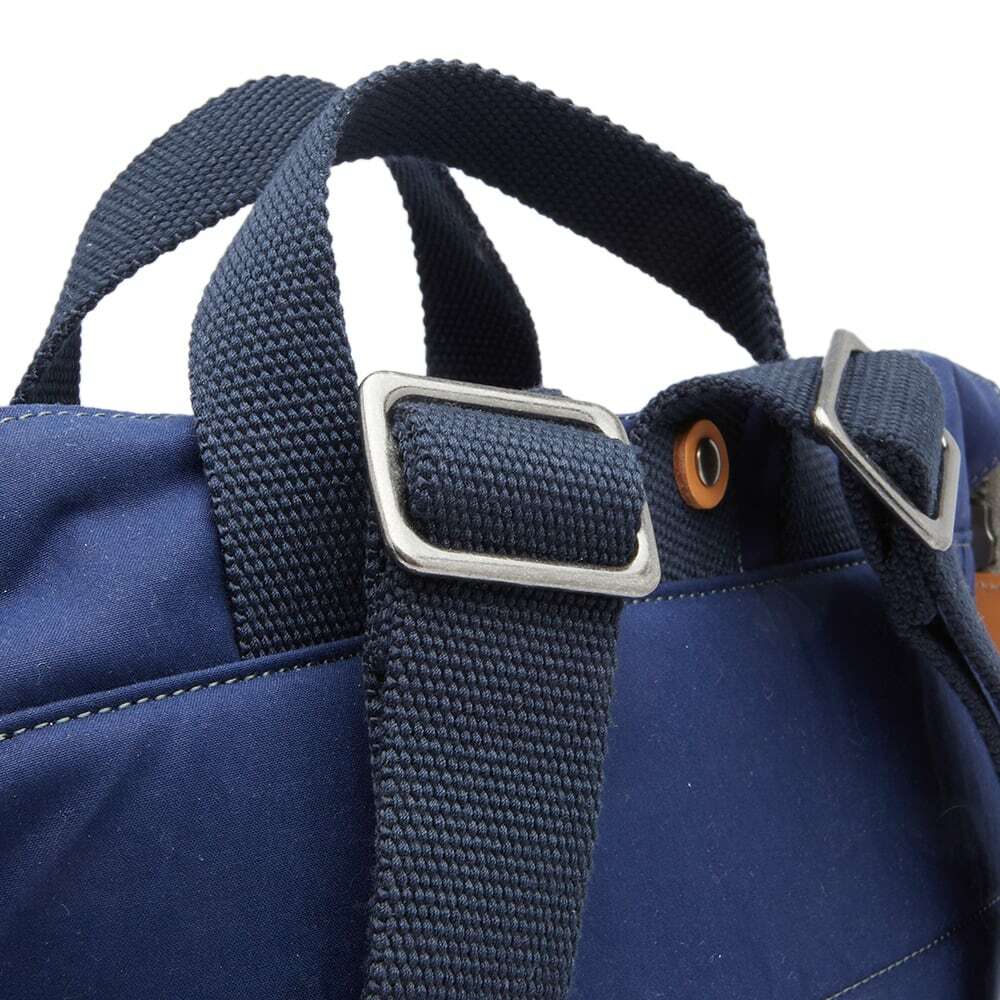 Ally Capellino Frances Waxed Cotton Rucksack in Navy Ally Capellino