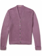 KAPITAL - Intarsia-Knit Cardigan - Purple