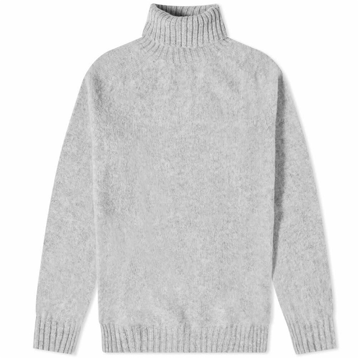 Photo: Howlin by Morrison Men's Howlin' Sylvester Roll Neck Knit in Silver