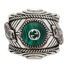 Gucci Silver Garden Snake Ring