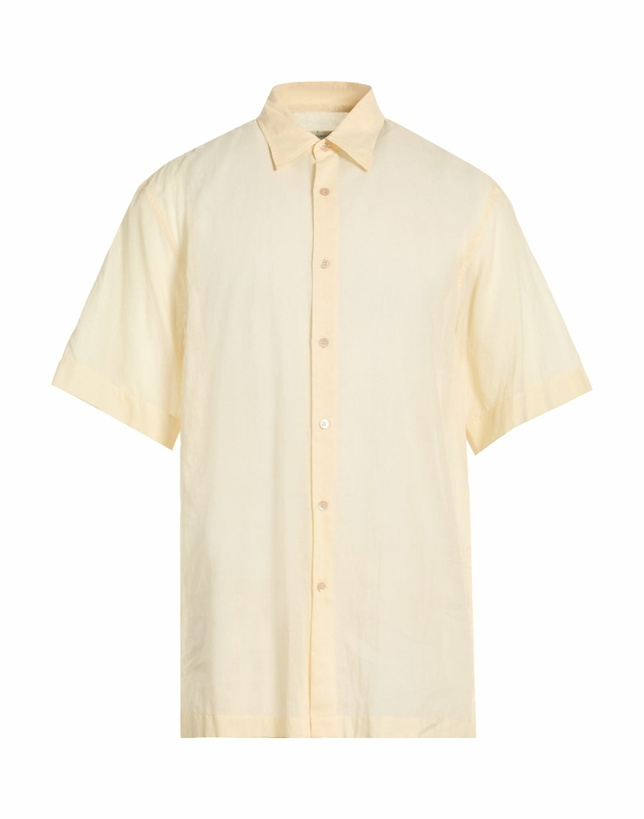 Photo: Dries Van Noten Mens Shirt Pastel in Yellow