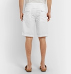 Brunello Cucinelli - Linen and Cotton-Blend Drawstring Shorts - White