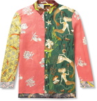 Loewe - Paula's Ibiza Patchwork Printed Linen Shirt - Unknown