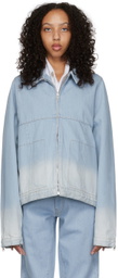 Bianca Saunders Blue Faded Denim Jacket