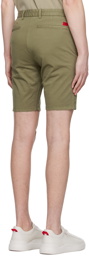 Hugo Green Slim-Fit Shorts