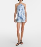 Pucci Angoli silk twill top