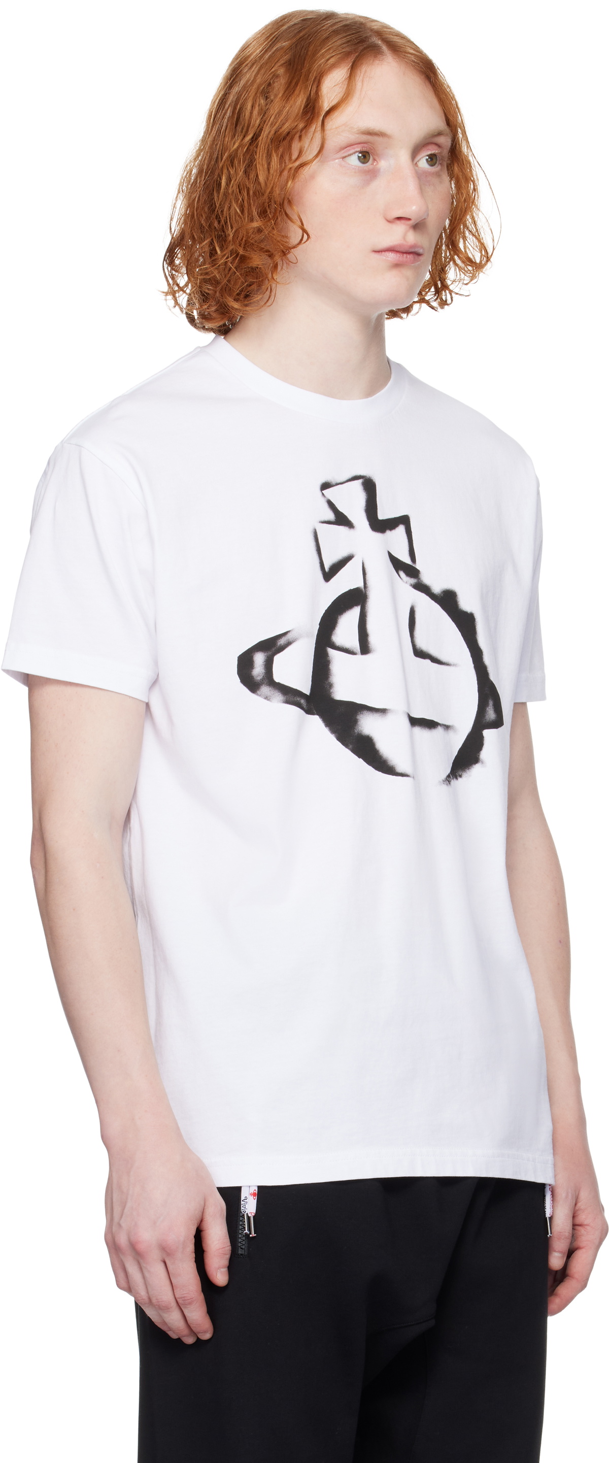 Vivienne Westwood White Stencil Orb Classic T-shirt Vivienne Westwood
