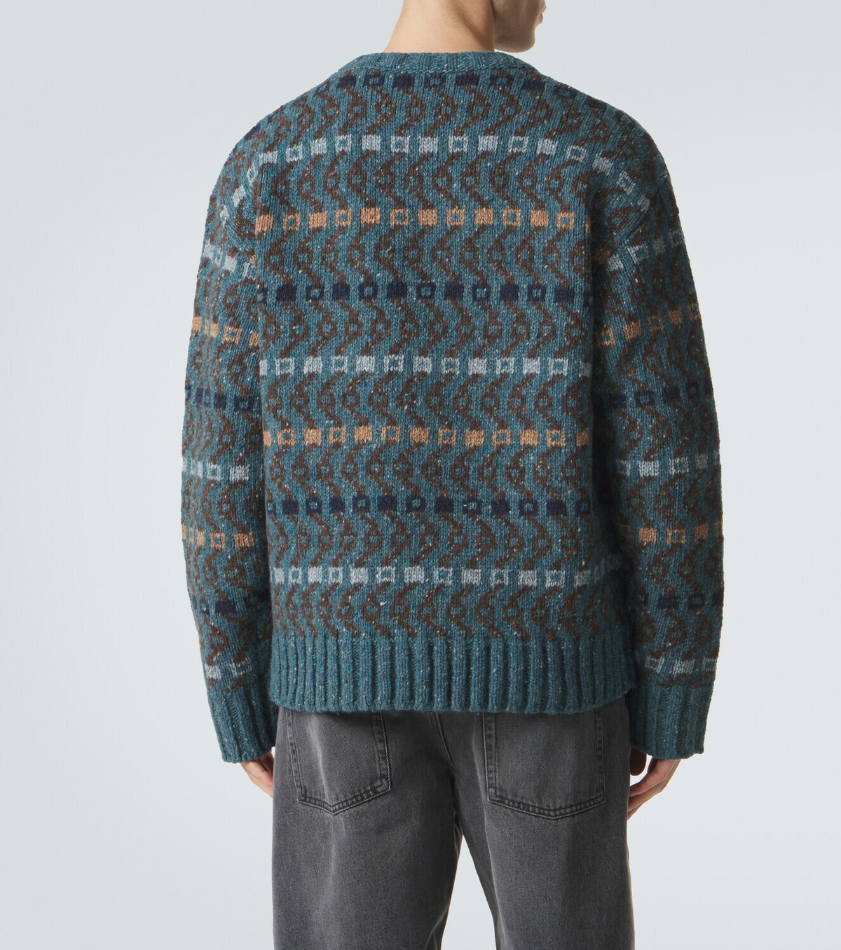 Loewe Logo intarsia wool-blend sweater