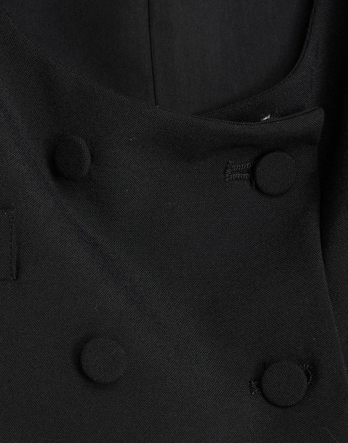 Dondup Womens Tailored Vest in Black