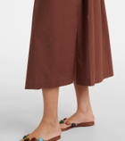 Heidi Klein Grasse shirred cotton poplin midi dress