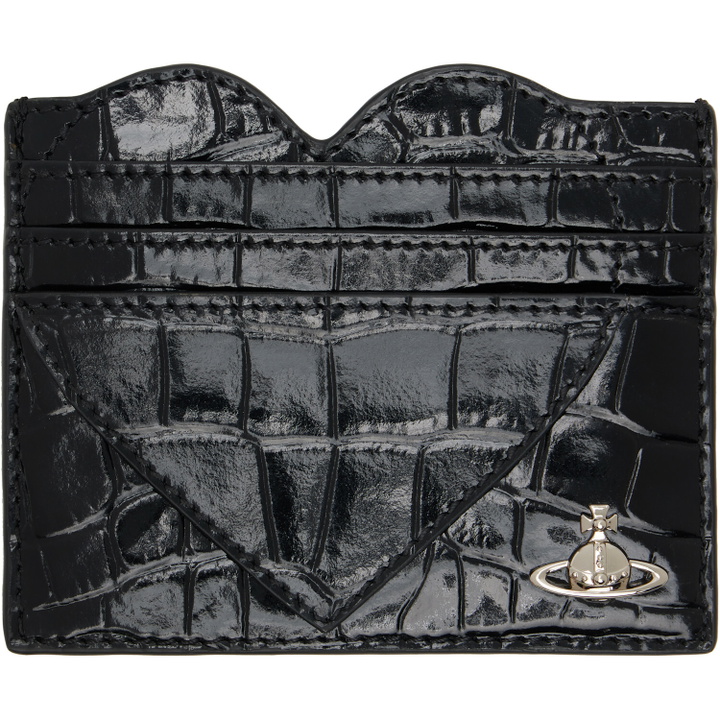 Photo: Vivienne Westwood Black Croc Heart Card Holder