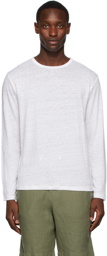Vince White Linen Sweater