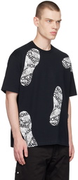 Comme des Garçons Homme Black Graphic T-Shirt