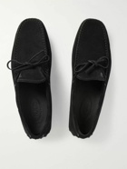 Tod's - Gommino Suede Driving Shoes - Black