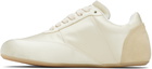 MM6 Maison Margiela Yellow Satin Factory Sneakers
