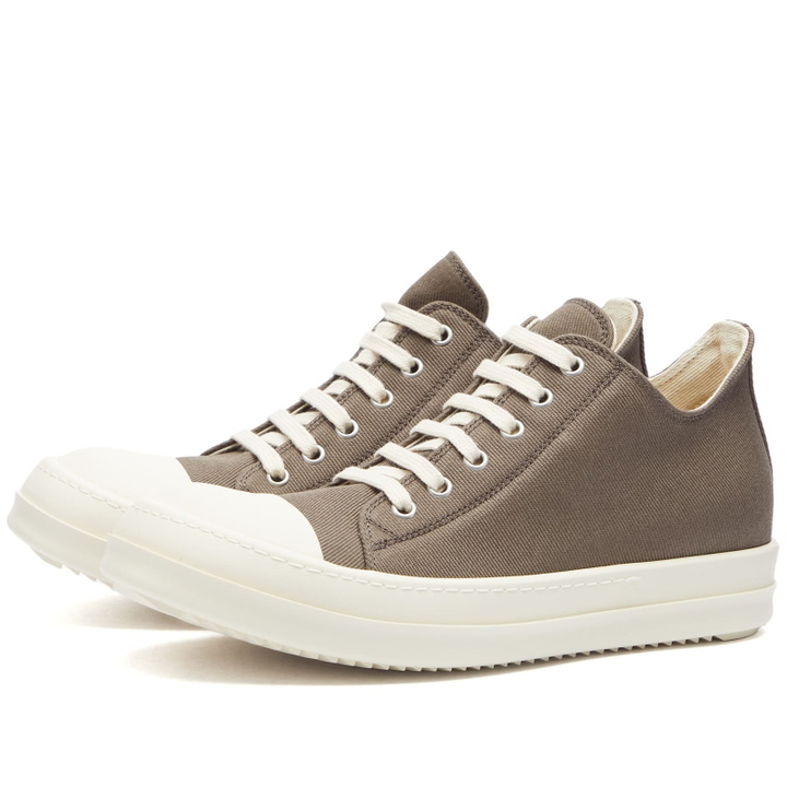 Photo: Rick Owens DRKSHDW Women's Low Top Sneakers in Milk