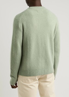 Wax London Wilde Wool-blend Jumper Green
