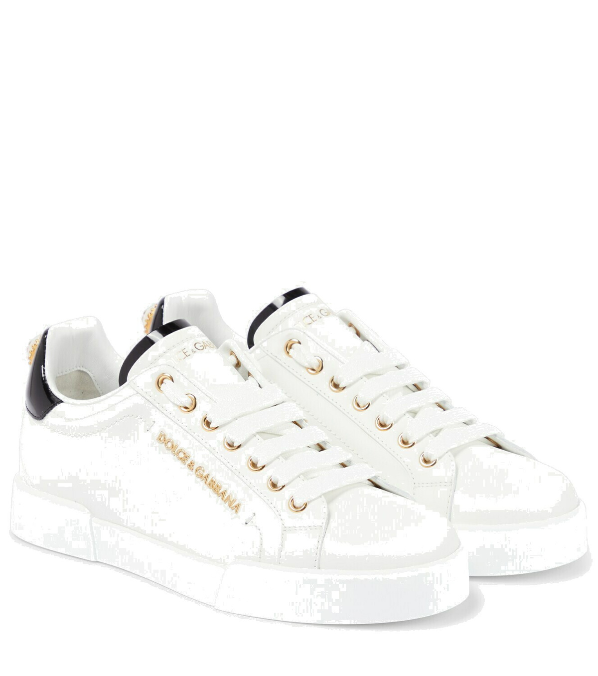 Dolce&Gabbana - Portofino leather sneakers Dolce & Gabbana