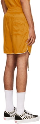 Rhude Yellow Track Shorts