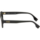 Fendi Black Lettering Sunglasses