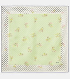 Prada Printed silk twill scarf