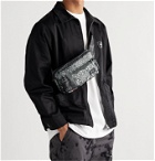 Neighborhood - Porter-Yoshida & Co Logo-Appliquéd Bleached Printed Canvas Belt Bag - Black