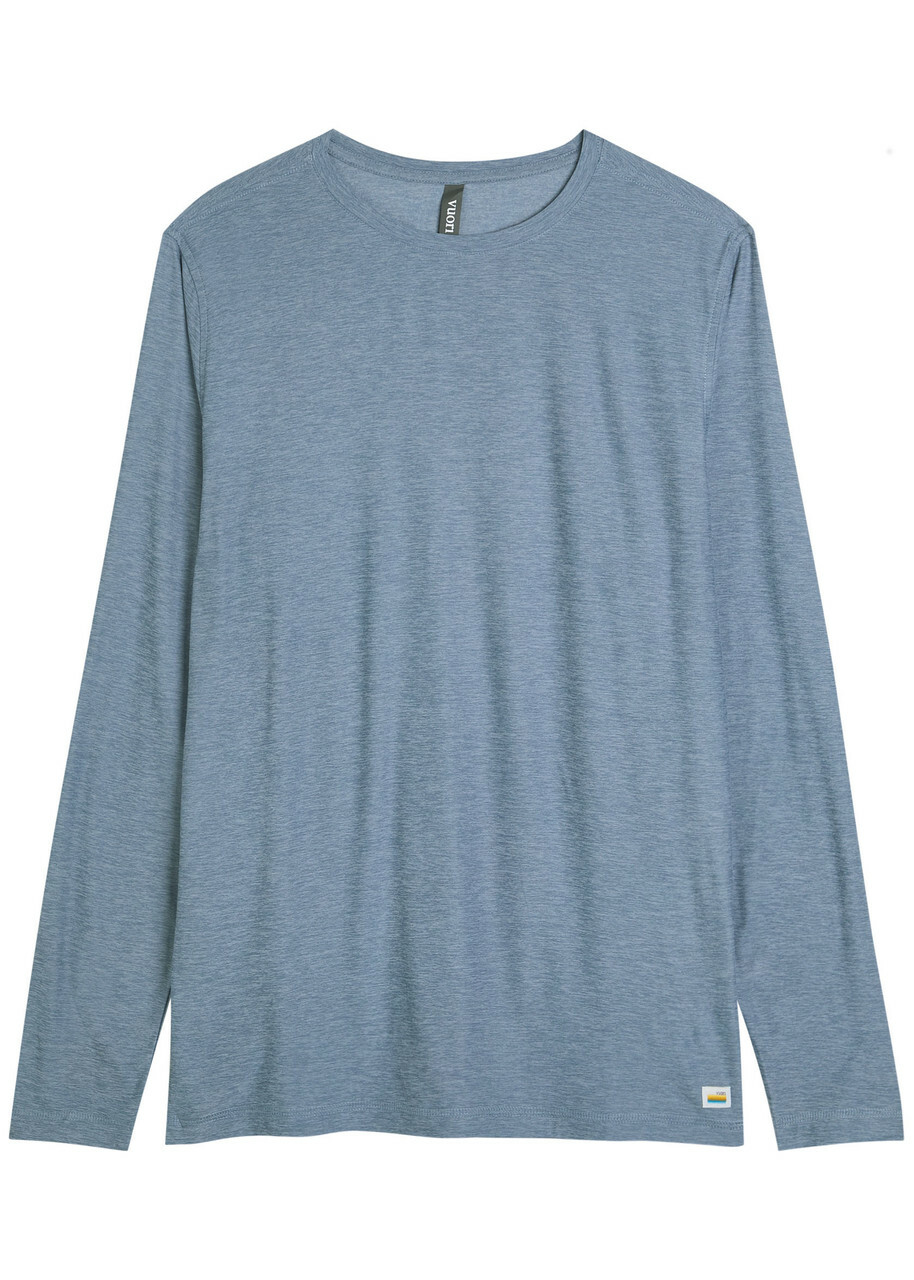Vuori Strato Tech Stretch-jersey T-shirt Blue