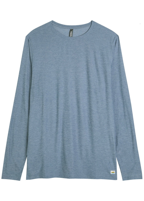 Photo: Vuori Strato Tech Stretch-jersey T-shirt Blue