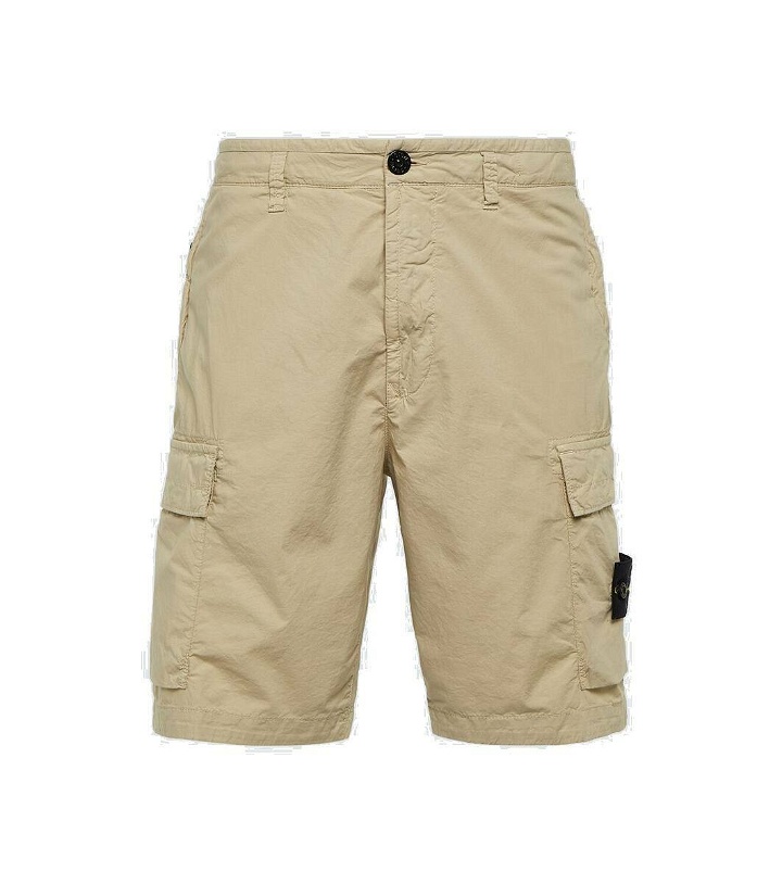 Photo: Stone Island Compass cotton-blend Bermuda shorts