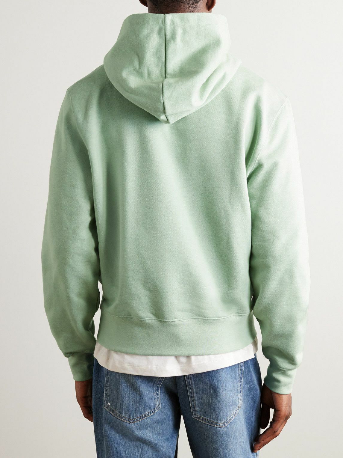 Embroidered Cotton Jersey Hoodie