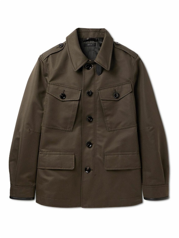 Photo: TOM FORD - Cotton-Blend Jacket - Green