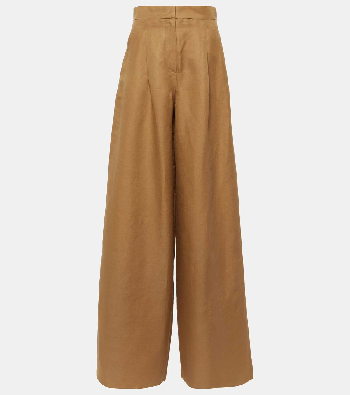 Max Mara Colonia linen and silk wide-leg pants Max Mara