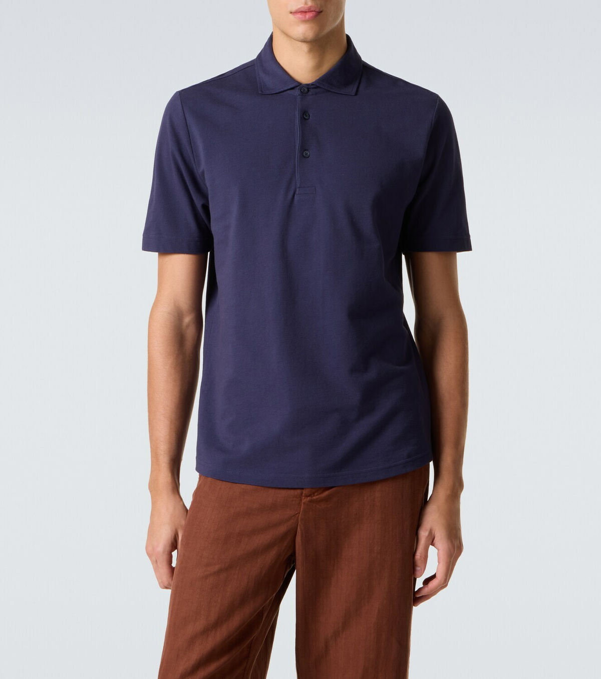 Frescobol Carioca Luca cotton piqué polo shirt