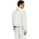 Fear of God Blue Bleached Denim Classic Trucker Jacket