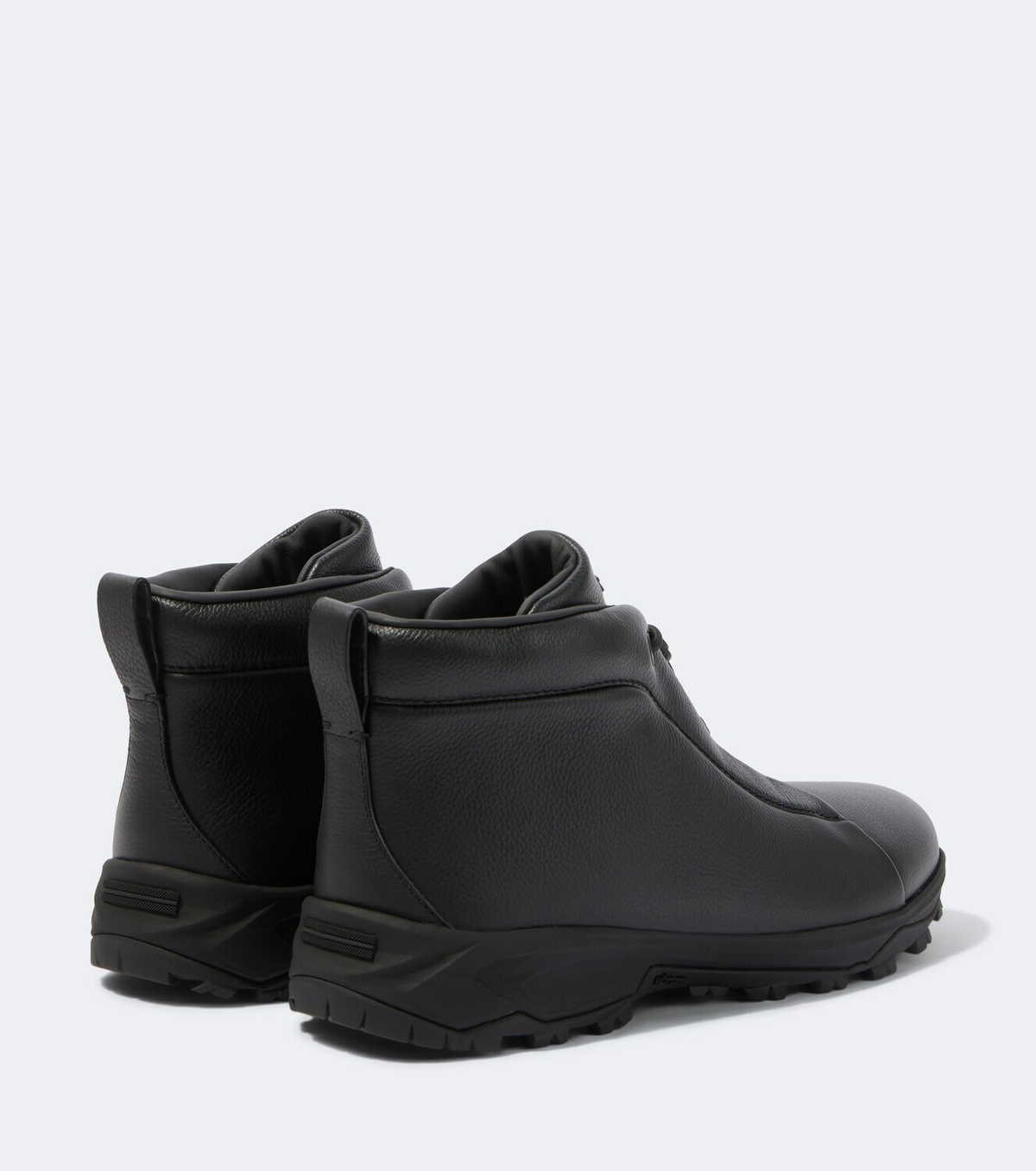 Zegna Triple Stitch leather high-top sneakers
