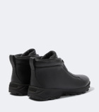 Zegna Triple Stitch leather high-top sneakers