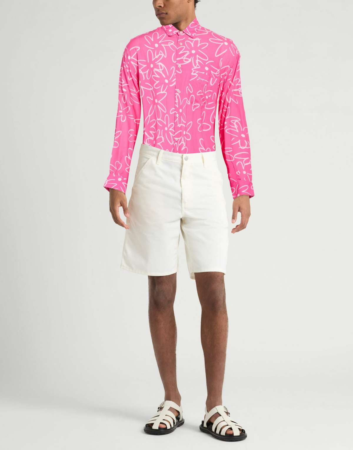 Jacquemus Mens Shirt Fuchsia