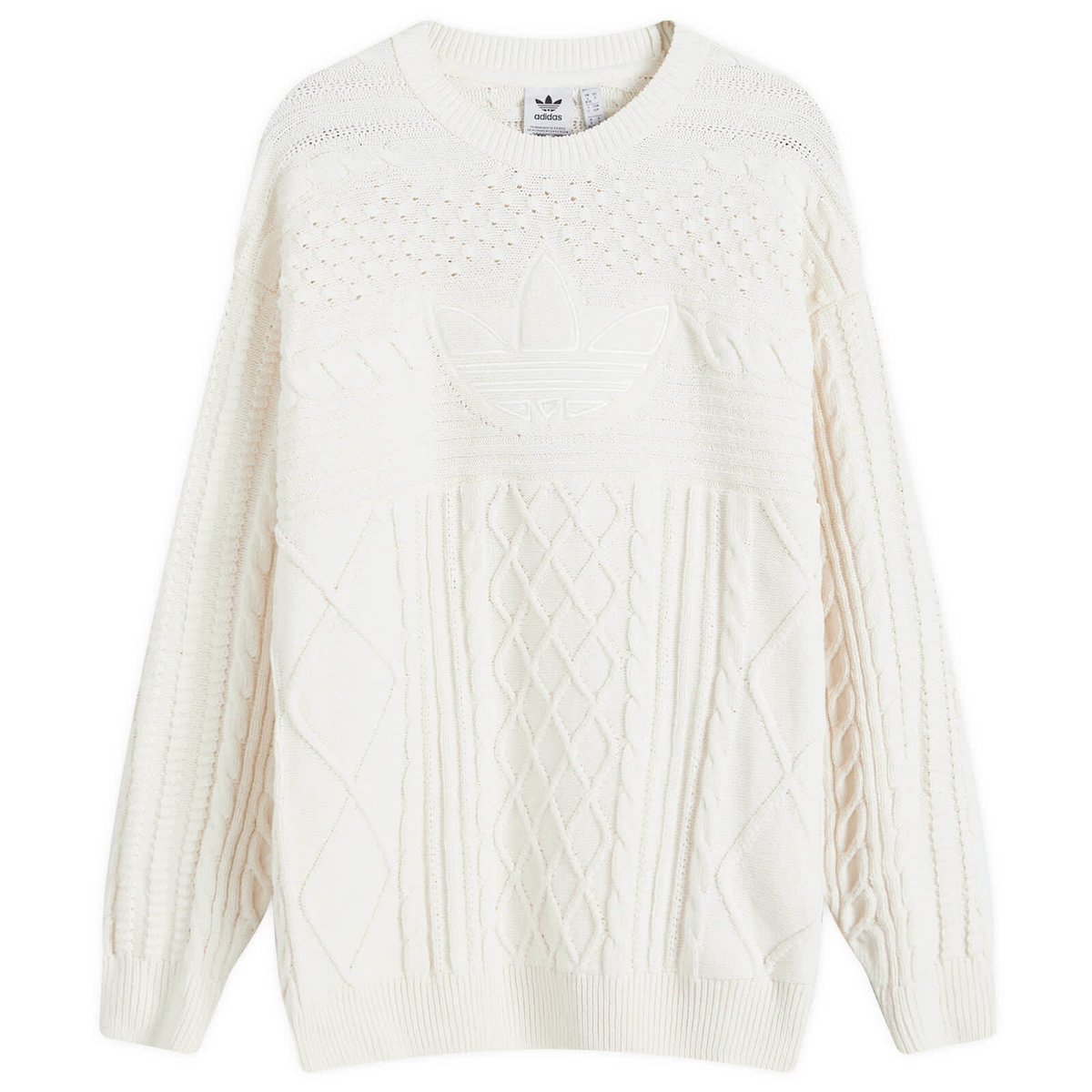 Adidas cutout sweater fashion white