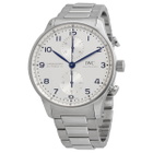 IWC Portugieser Chronograph Automatic Silver Dial Mens Watch IW371617