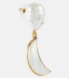 Erdem Faux pearl drop earrings