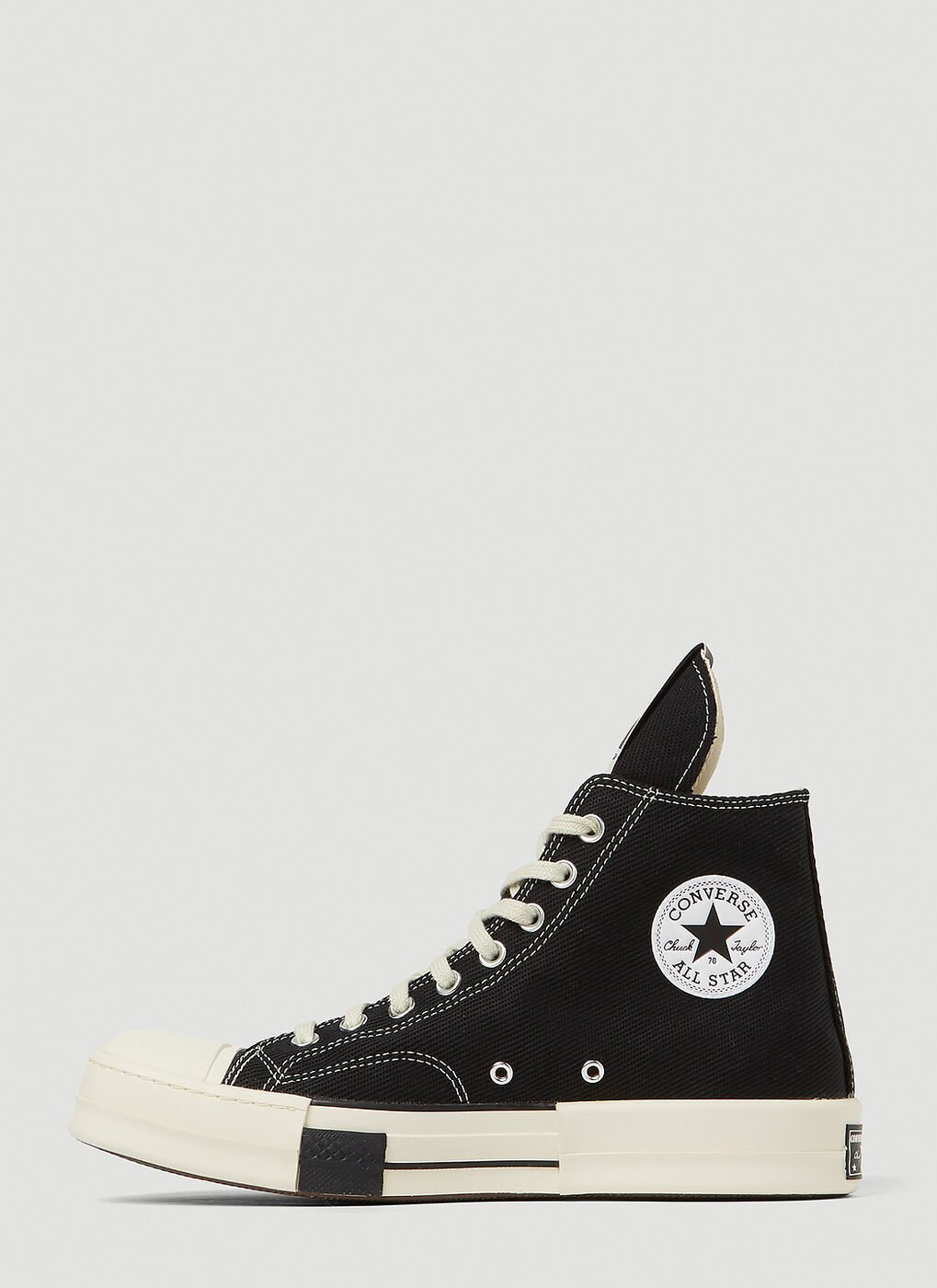 DRKSTR Chuck 70 High Top Sneakers in Black Rick Owens